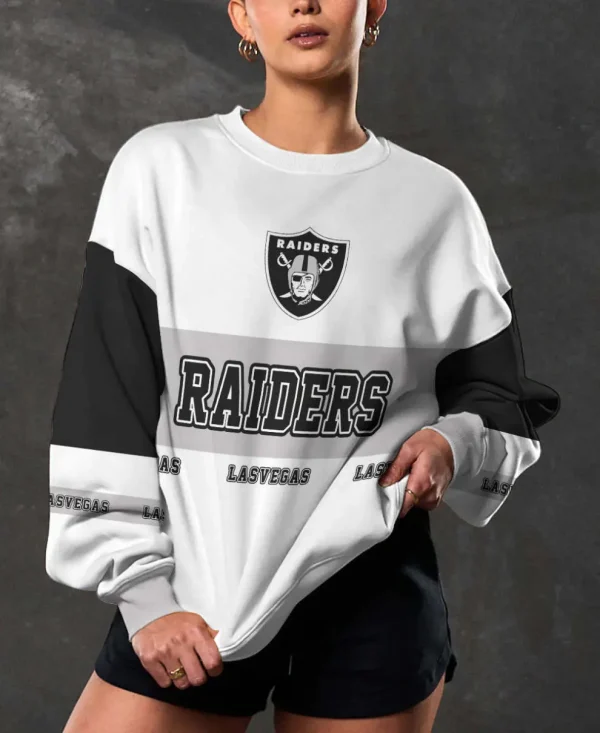 Las Vegas Raiders Crew Neck Sweatshirt BGRSW527