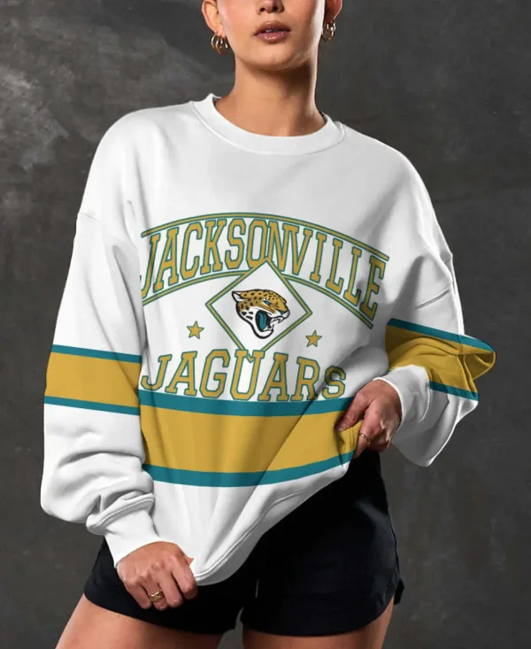 Jacksonville Jaguars Crew Neck Sweatshirt BGRSW529