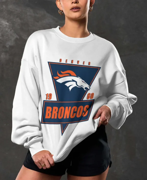 Denver Broncos  Crew Neck Sweatshirt BGRSW532