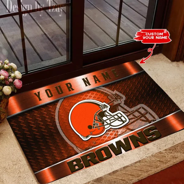 Cleveland Browns NFL Multicolor Doormat BGDMM830