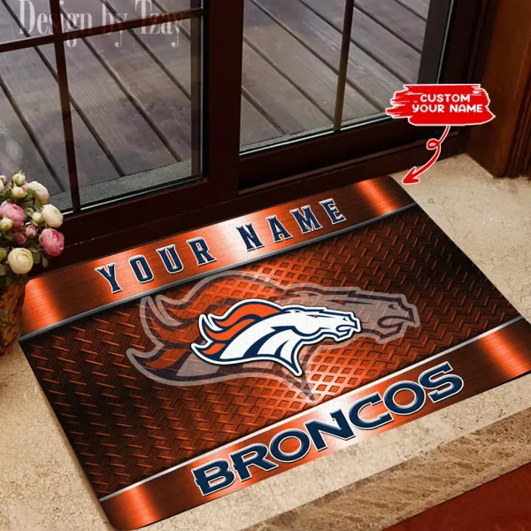 Denver Broncos NFL Multicolor Doormat BGDMM832