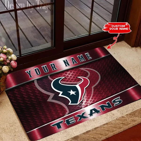 Houston Texans NFL Multicolor Doormat BGDMM835