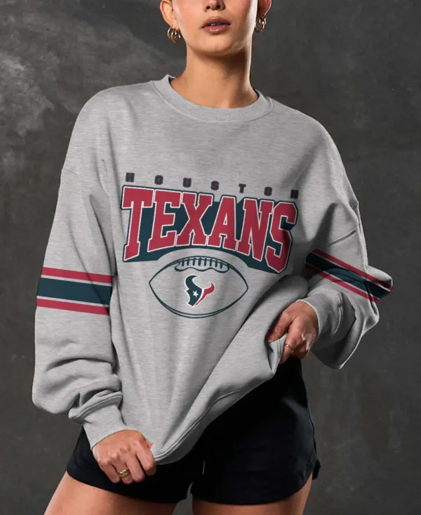 Houston Texans Crew Neck Sweatshirt BGRSW543