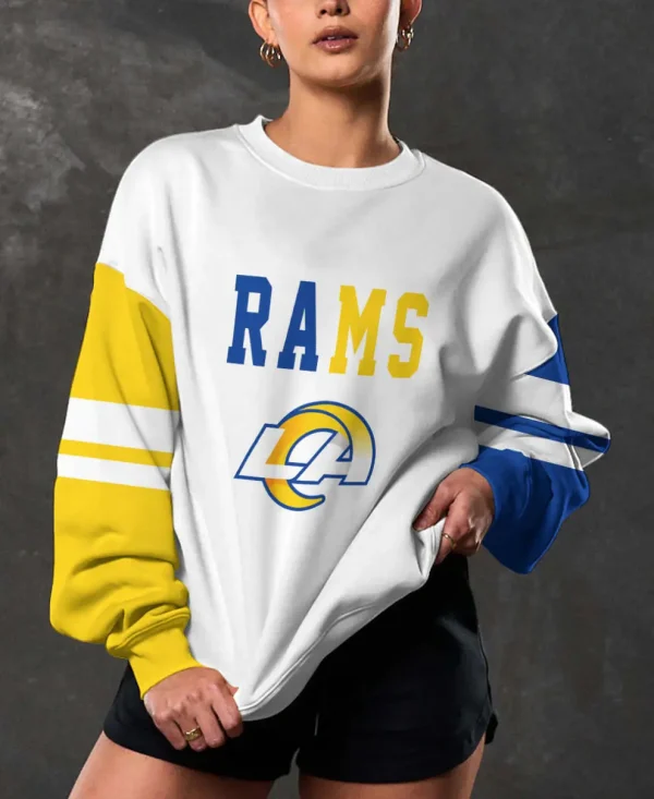 Los Angeles Rams Crew Neck Sweatshirt BGRSW545