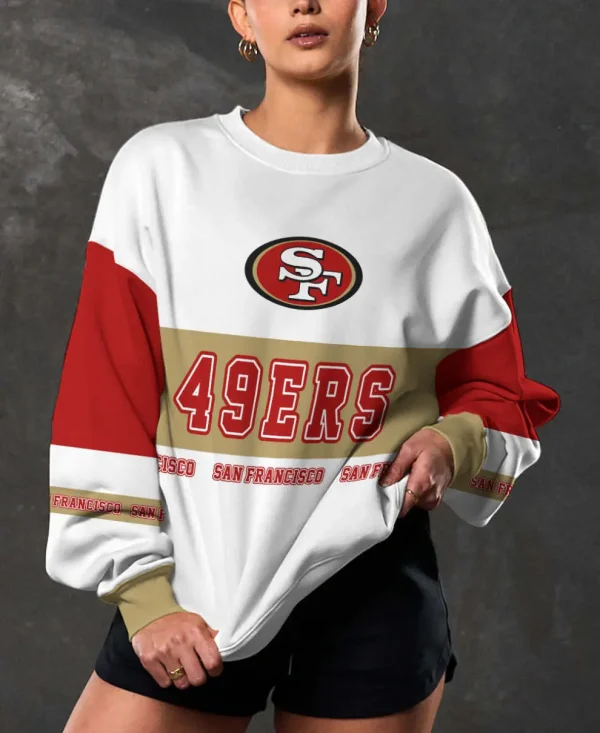 San Francisco 49ers Crew Neck Sweatshirt BGRSW551