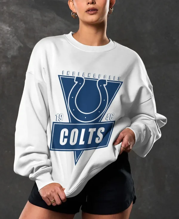 Indianapolis Colts Crew Neck Sweatshirt BGRSW552