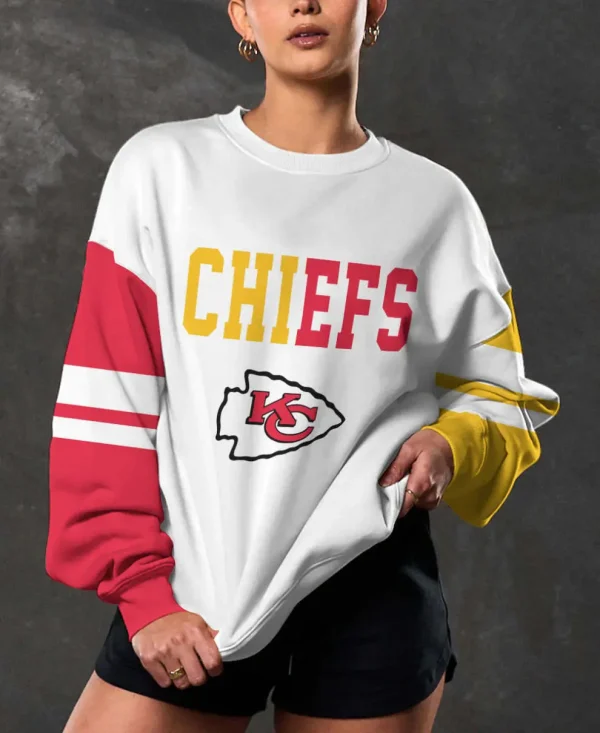 Kansas City Chiefs Crew Neck Sweatshirt BGRSW557