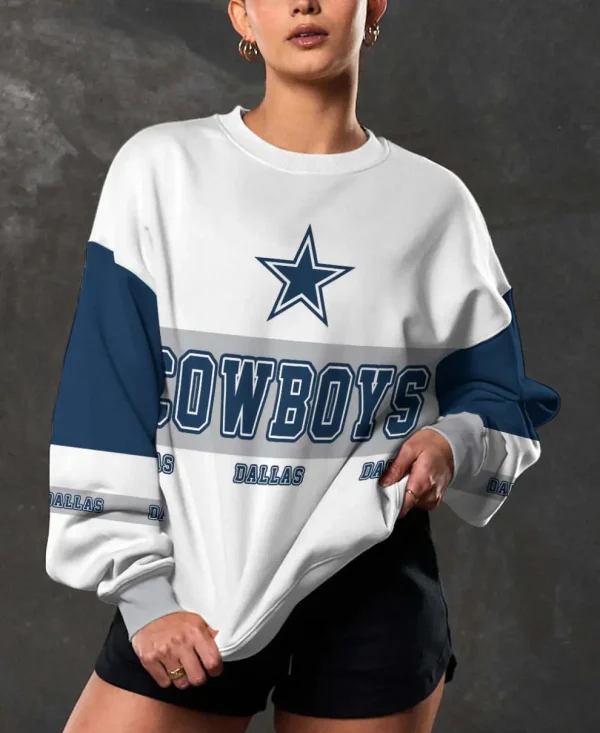 Dallas Cowboys Crew Neck Sweatshirt BGRSW562