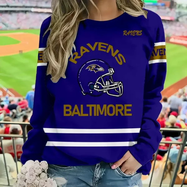 Baltimore Ravens  Crew Neck Sweatshirt BGRSW566