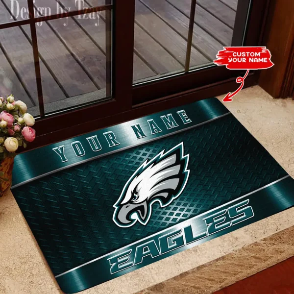 Philadelphia Eagles NFL Multicolor Doormat BGDMM848