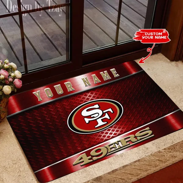 San Francisco 49ers NFL Multicolor Doormat BGDMM850