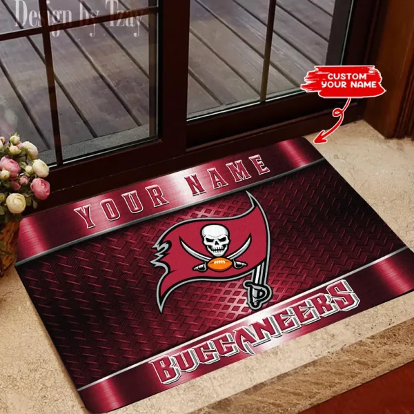 Tampa Bay Buccaneers NFL Multicolor Doormat BGDMM852