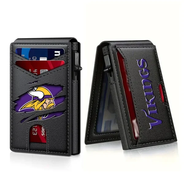 Minnesota Vikings Blocking Pop Up Card Holder SPTFCS076 - Image 2