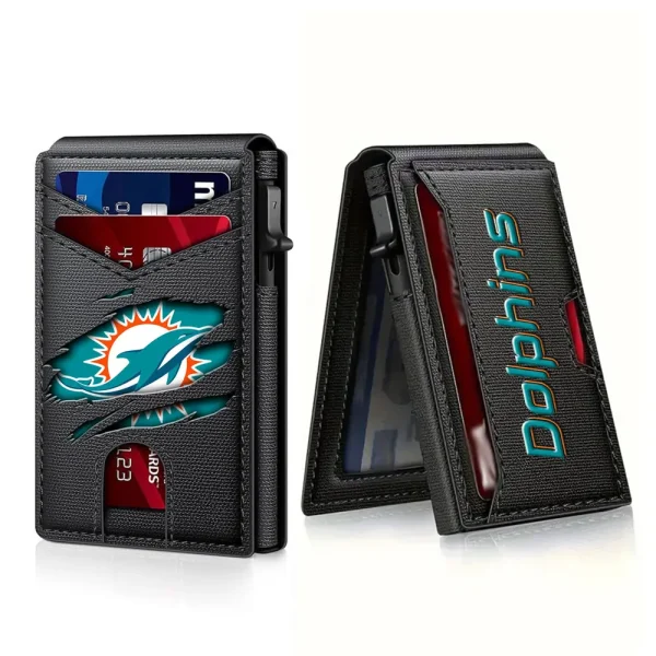 Miami Dolphins Blocking Pop Up Card Holder SPTFCS077 - Image 2