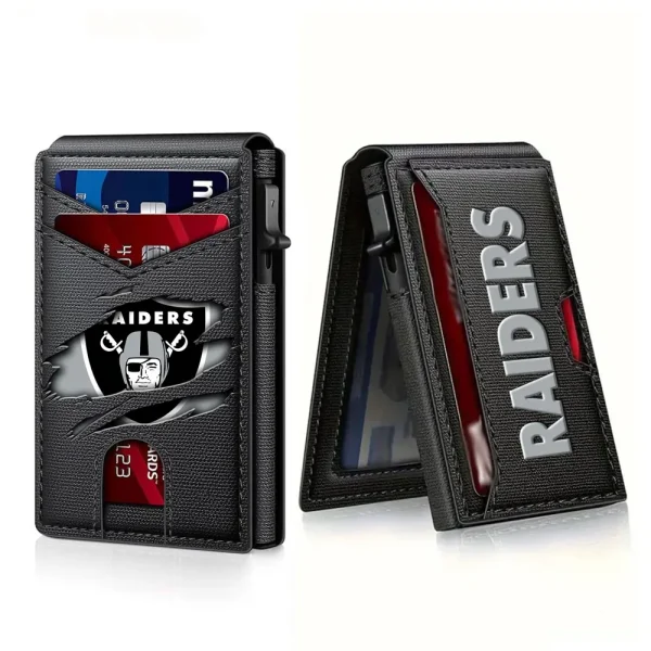 Las Vegas Raiders Blocking Pop Up Card Holder SPTFCS080 - Image 2