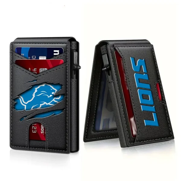 Detroit Lions Blocking Pop Up Card Holder SPTFCS084 - Image 2