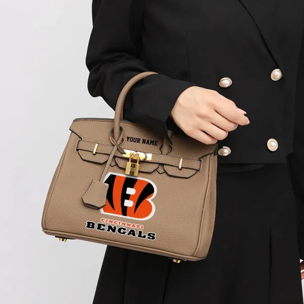 Cincinnati Bengals Birkin Style Premium Leather Bag SPTBIRKINBAG004 - Image 2