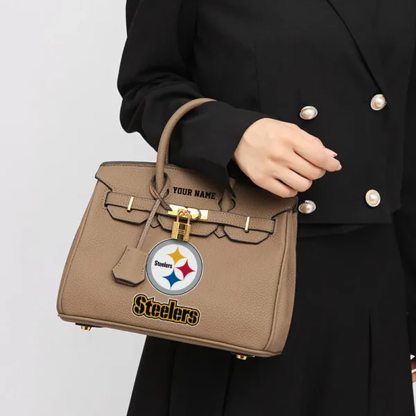 Pittsburgh Steelers Birkin Style Premium Leather Bag SPTBIRKINBAG006 - Image 2