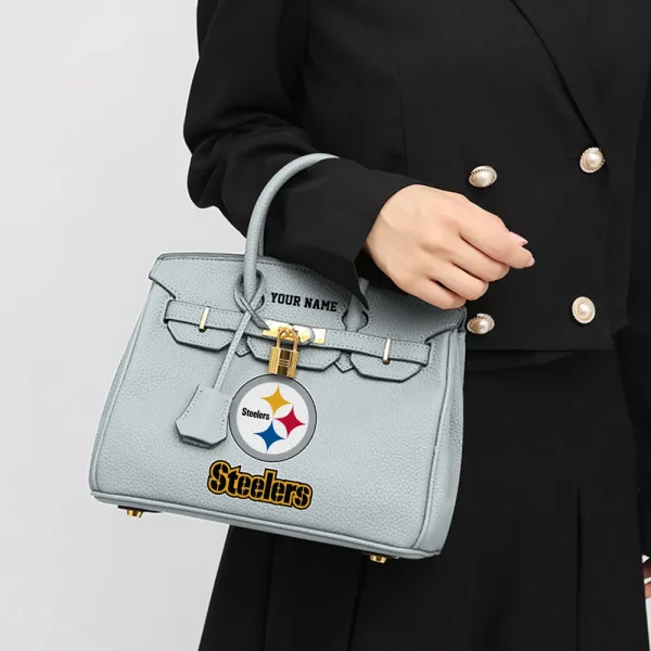 Pittsburgh Steelers Birkin Style Premium Leather Bag SPTBIRKINBAG006 - Image 3