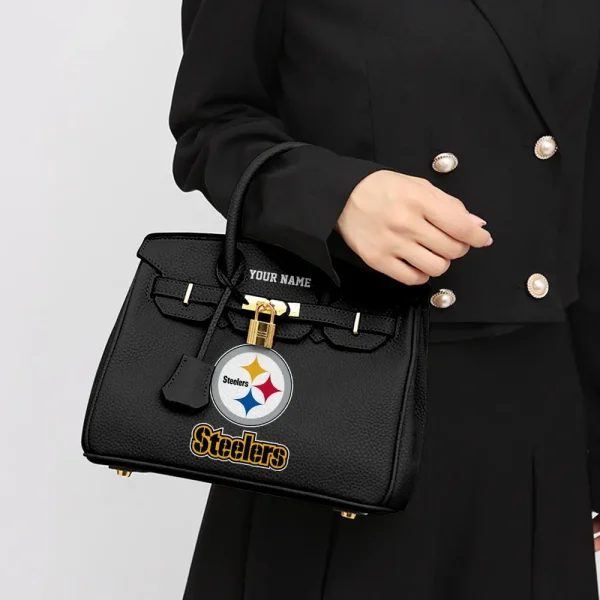 Pittsburgh Steelers Birkin Style Premium Leather Bag SPTBIRKINBAG006