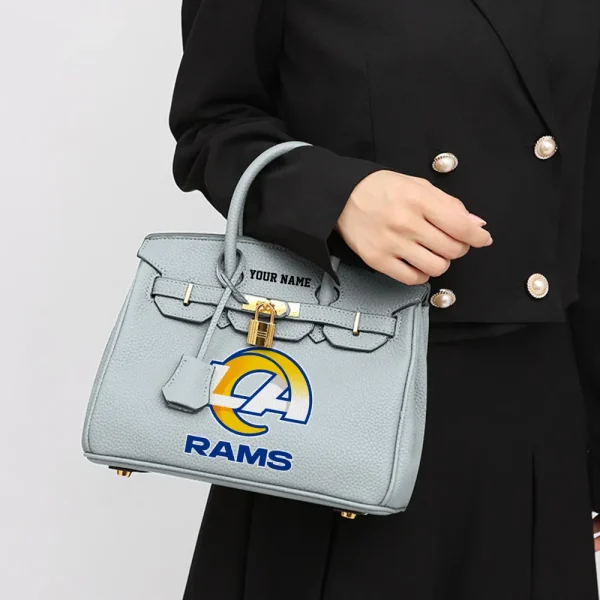 Los Angeles Rams Birkin Style Premium Leather Bag SPTBIRKINBAG019 - Image 2