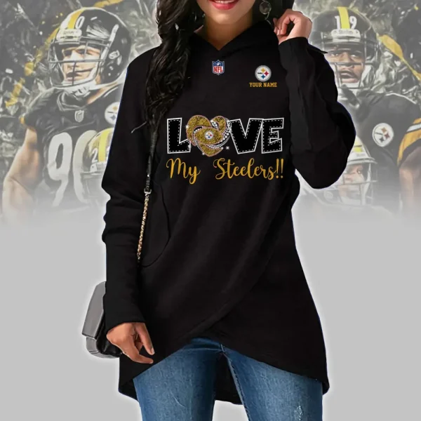 Pittsburgh Steelers Chie Lady Hoodie SPTCLH038