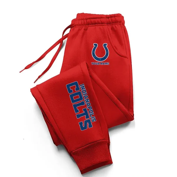 Indianapolis Colts Comfortable Lightweight Casual Unisex Cotton Sweatpants BGJGPSP227 - Image 3