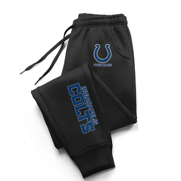 Indianapolis Colts Comfortable Lightweight Casual Unisex Cotton Sweatpants BGJGPSP227 - Image 4