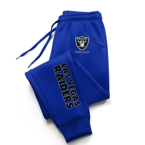 Las Vegas Raiders Comfortable Lightweight Casual Unisex Cotton Sweatpants BGJGPSP231 - Image 2