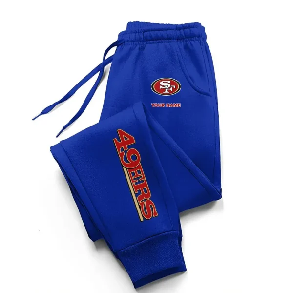 San Francisco 49ers Comfortable Lightweight Casual Unisex Cotton Sweatpants BGJGPSP232 - Image 4