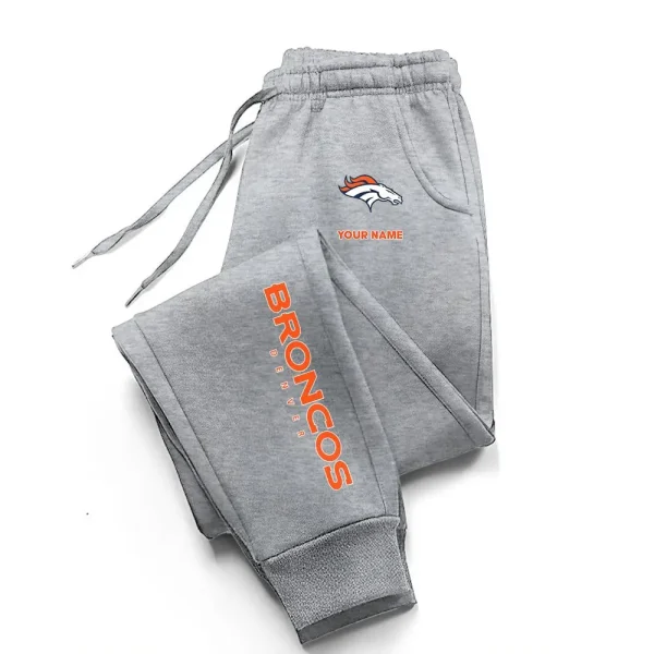 Denver Broncos Comfortable Lightweight Casual Unisex Cotton Sweatpants BGJGPSP233 - Image 4