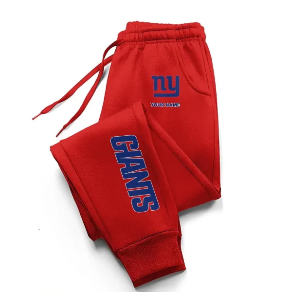 New York Giants Comfortable Lightweight Casual Unisex Cotton Sweatpants BGJGPSP234 - Image 2