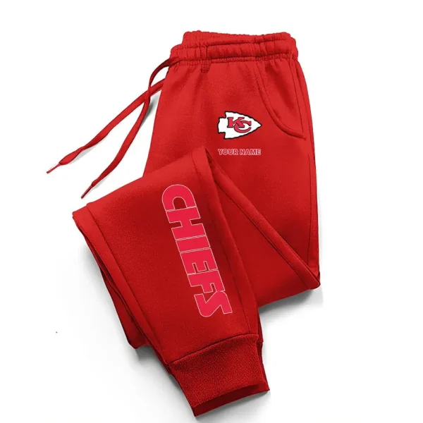 Kansas City Chiefs Comfortable Lightweight Casual Unisex Cotton Sweatpants BGJGPSP235 - Image 3