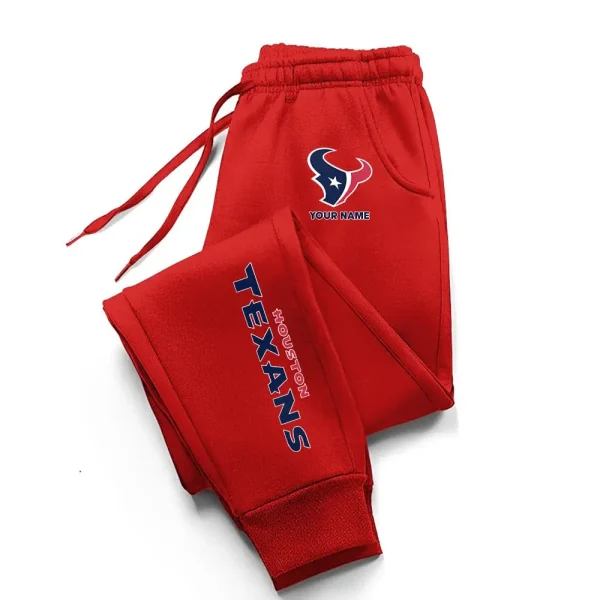 Houston Texans Comfortable Lightweight Casual Unisex Cotton Sweatpants BGJGPSP237 - Image 3