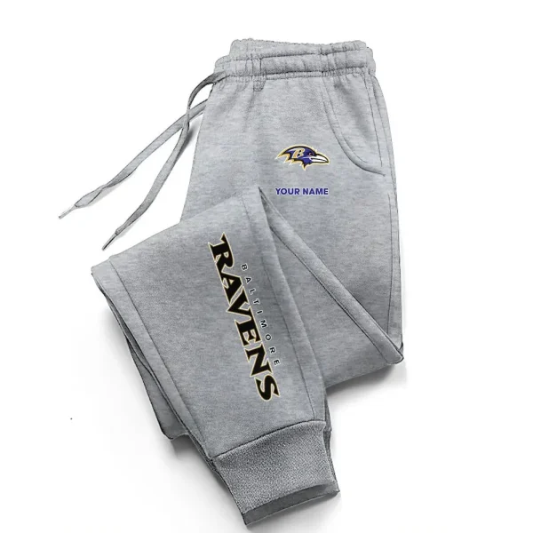 Baltimore Ravens Comfortable Lightweight Casual Unisex Cotton Sweatpants BGJGPSP238 - Image 4