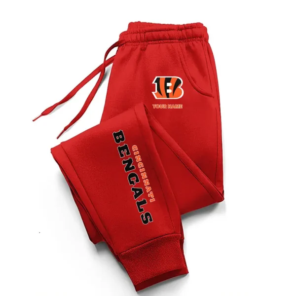 Cincinnati Bengals Comfortable Lightweight Casual Unisex Cotton Sweatpants BGJGPSP239 - Image 4