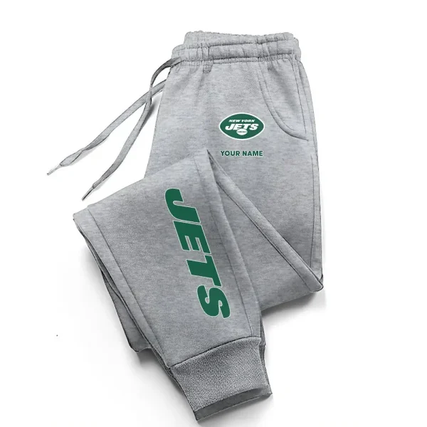 New York Jets Comfortable Lightweight Casual Unisex Cotton Sweatpants BGJGPSP245 - Image 2