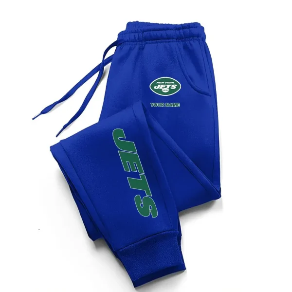 New York Jets Comfortable Lightweight Casual Unisex Cotton Sweatpants BGJGPSP245 - Image 3