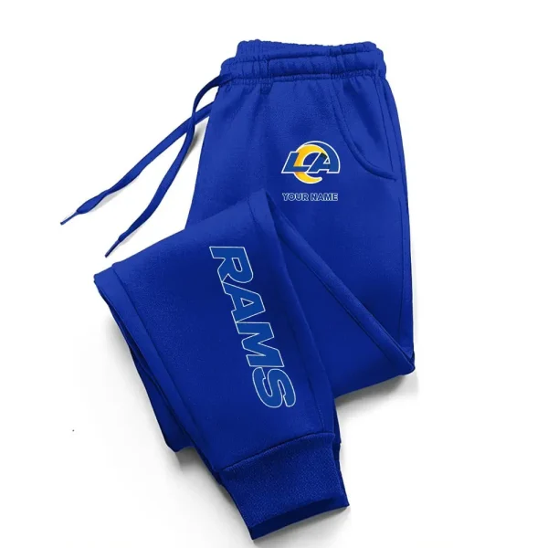 Los Angeles Rams Comfortable Lightweight Casual Unisex Cotton Sweatpants BGJGPSP250