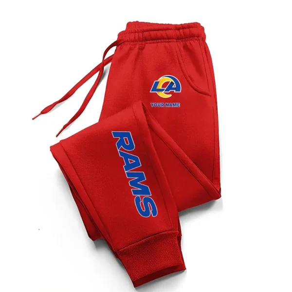 Los Angeles Rams Comfortable Lightweight Casual Unisex Cotton Sweatpants BGJGPSP250 - Image 3