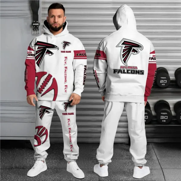 Atlanta Falcons Combo Hoodie And Long Sweatpants AZHD659 - Image 2