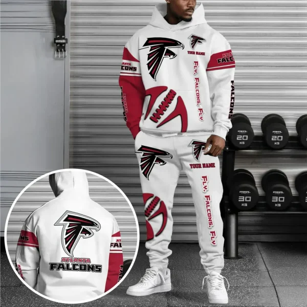 Atlanta Falcons Combo Hoodie And Long Sweatpants AZHD659