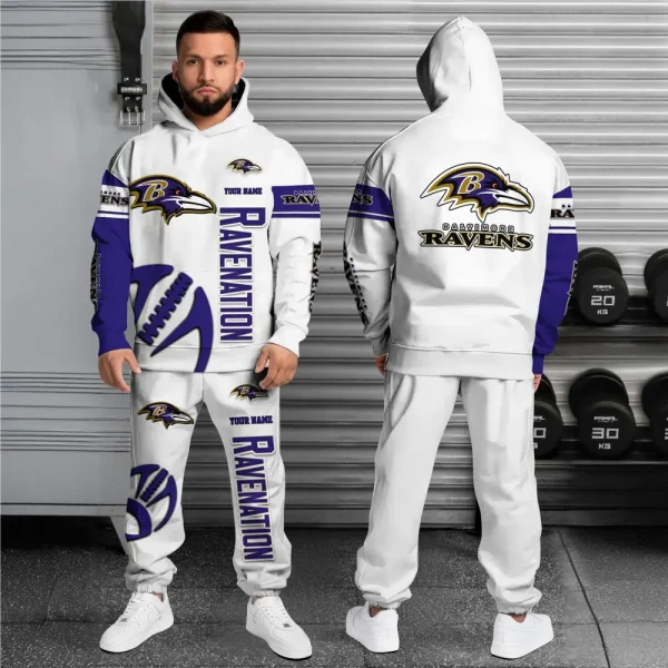 Baltimore Ravens Combo Hoodie And Long Sweatpants AZHD660