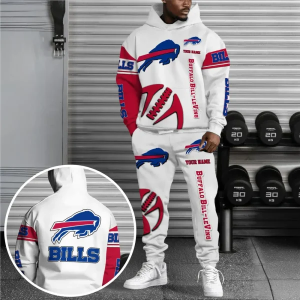 Buffalo Bills Combo Hoodie And Long Sweatpants AZHD661