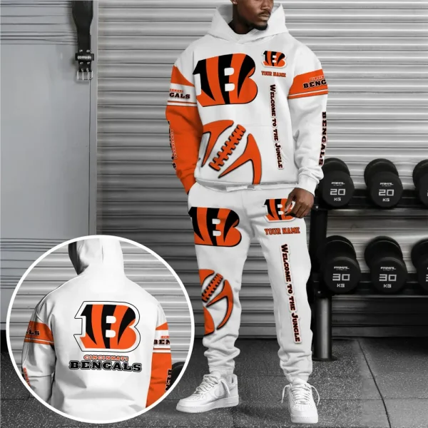 Cincinnati Bengals Combo Hoodie And Long Sweatpants AZHD664