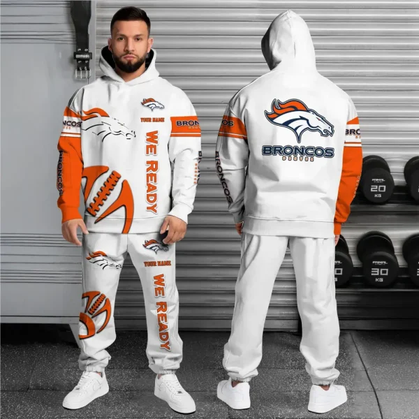 Denver Broncos Combo Hoodie And Long Sweatpants AZHD667 - Image 2