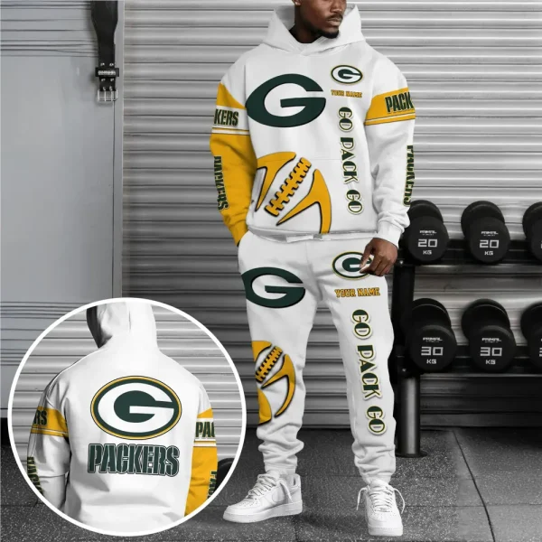 Green Bay Packers Combo Hoodie And Long Sweatpants AZHD669