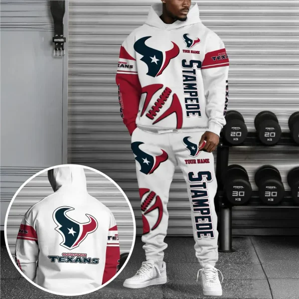 Houston Texans Combo Hoodie And Long Sweatpants AZHD670