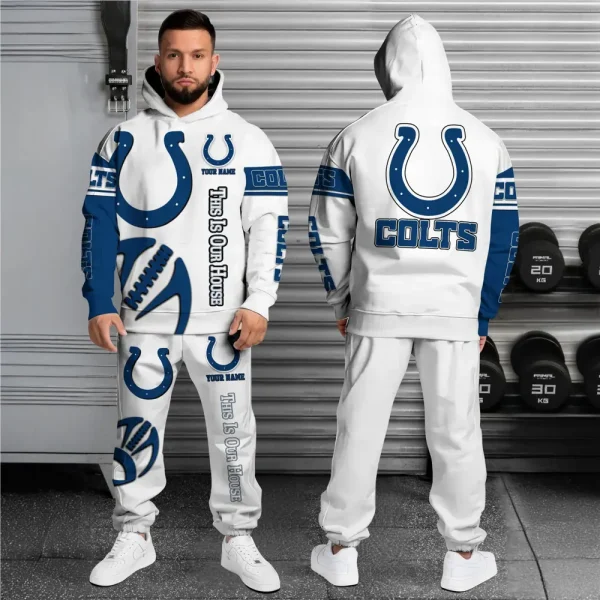 Indianapolis Colts Combo Hoodie And Long Sweatpants AZHD671