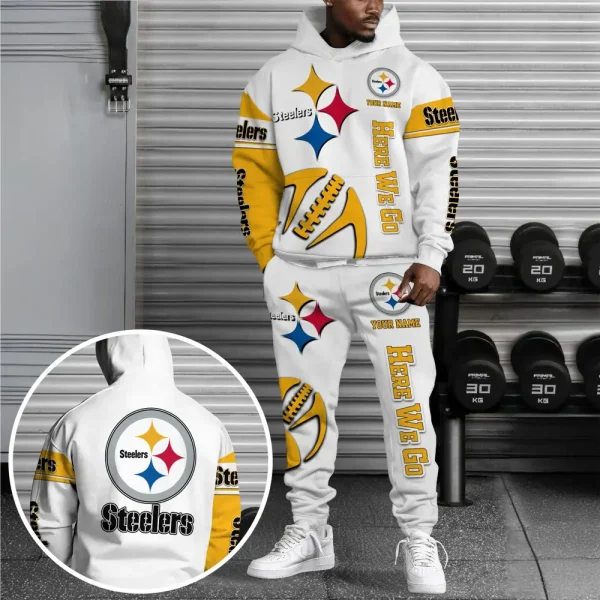 Pittsburgh Steelers Combo Hoodie And Long Sweatpants AZHD684